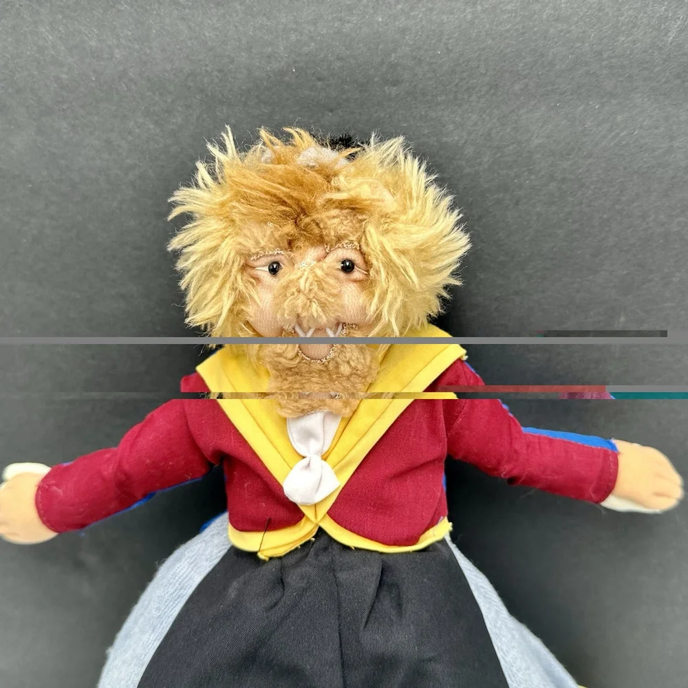 1980s Beauty & the Beast Storytelling Flip Reversible Hand Puppet Alma’s Designs